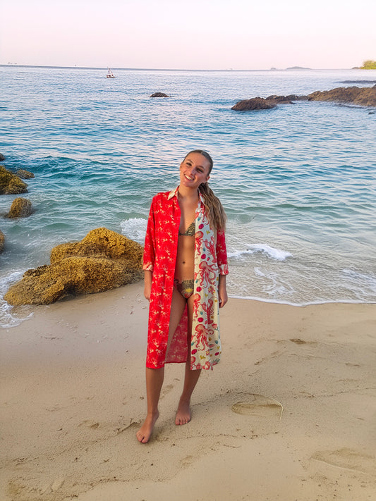 Vestido Camisero Mareas de Flores