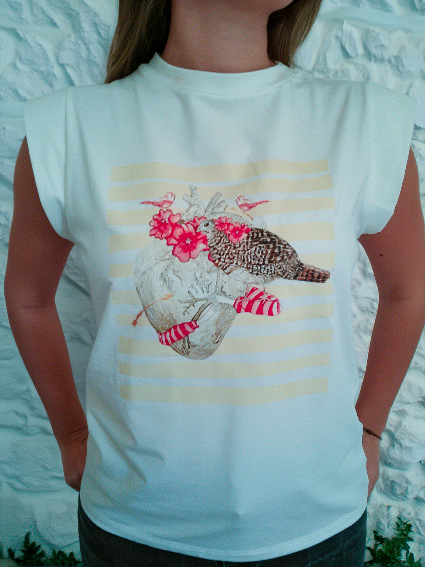 T-shirt Corazón Camuflado