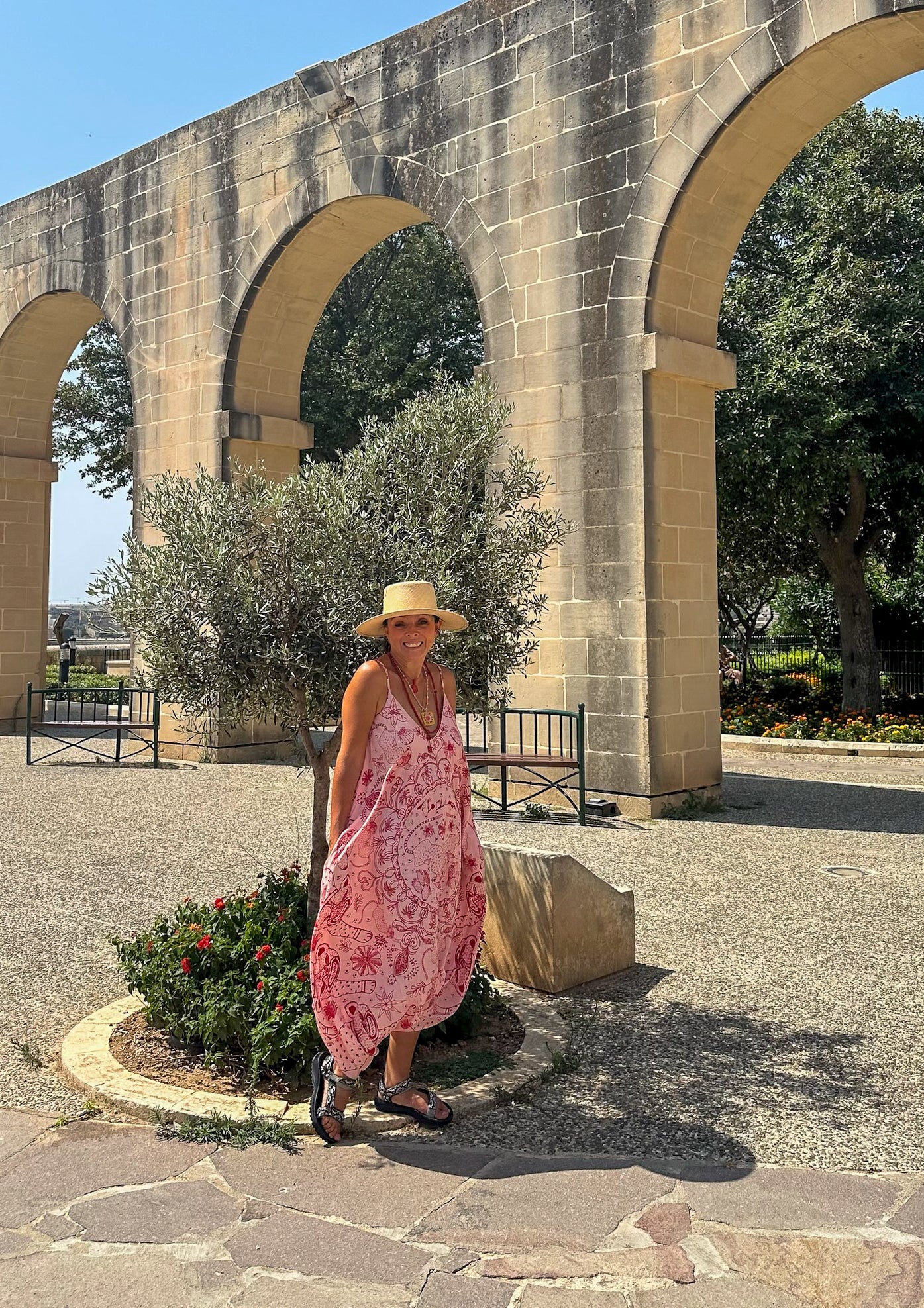 Enterizo Florecer Rosado