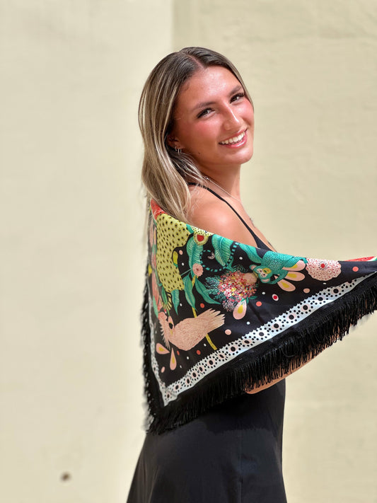 Pañoleta con Flecos