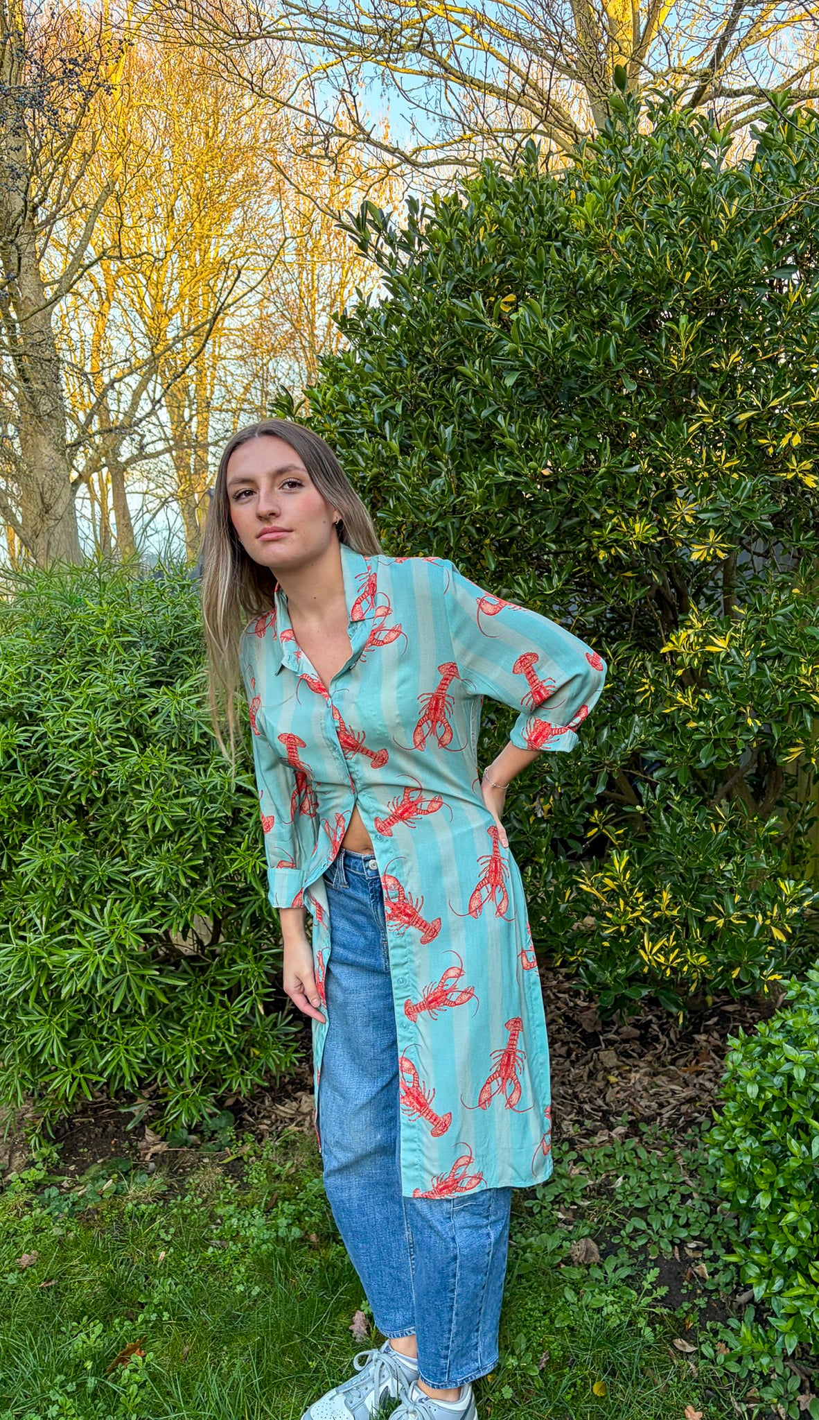 Vestido Camisero Bajo el Mar