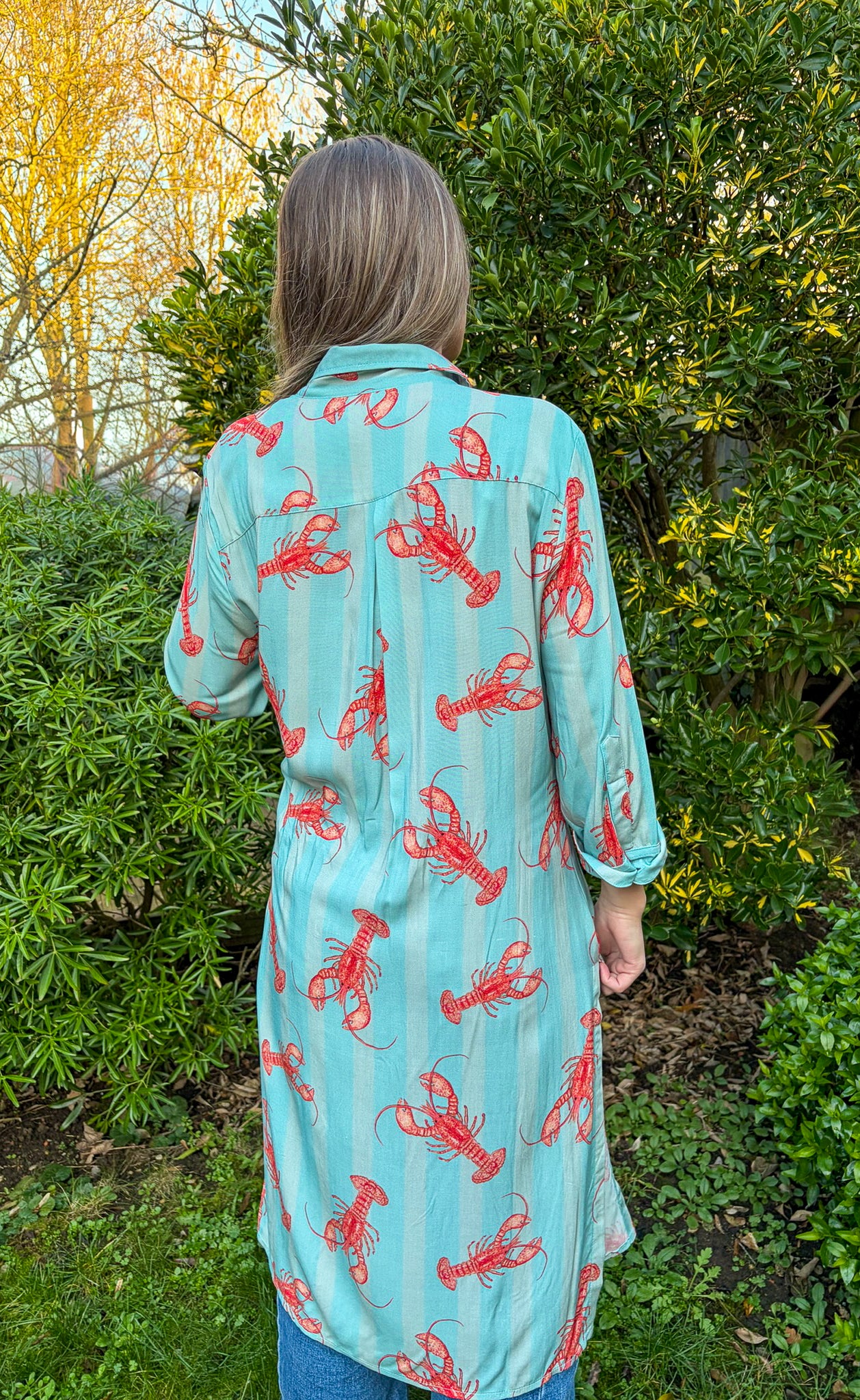 Vestido Camisero Bajo el Mar