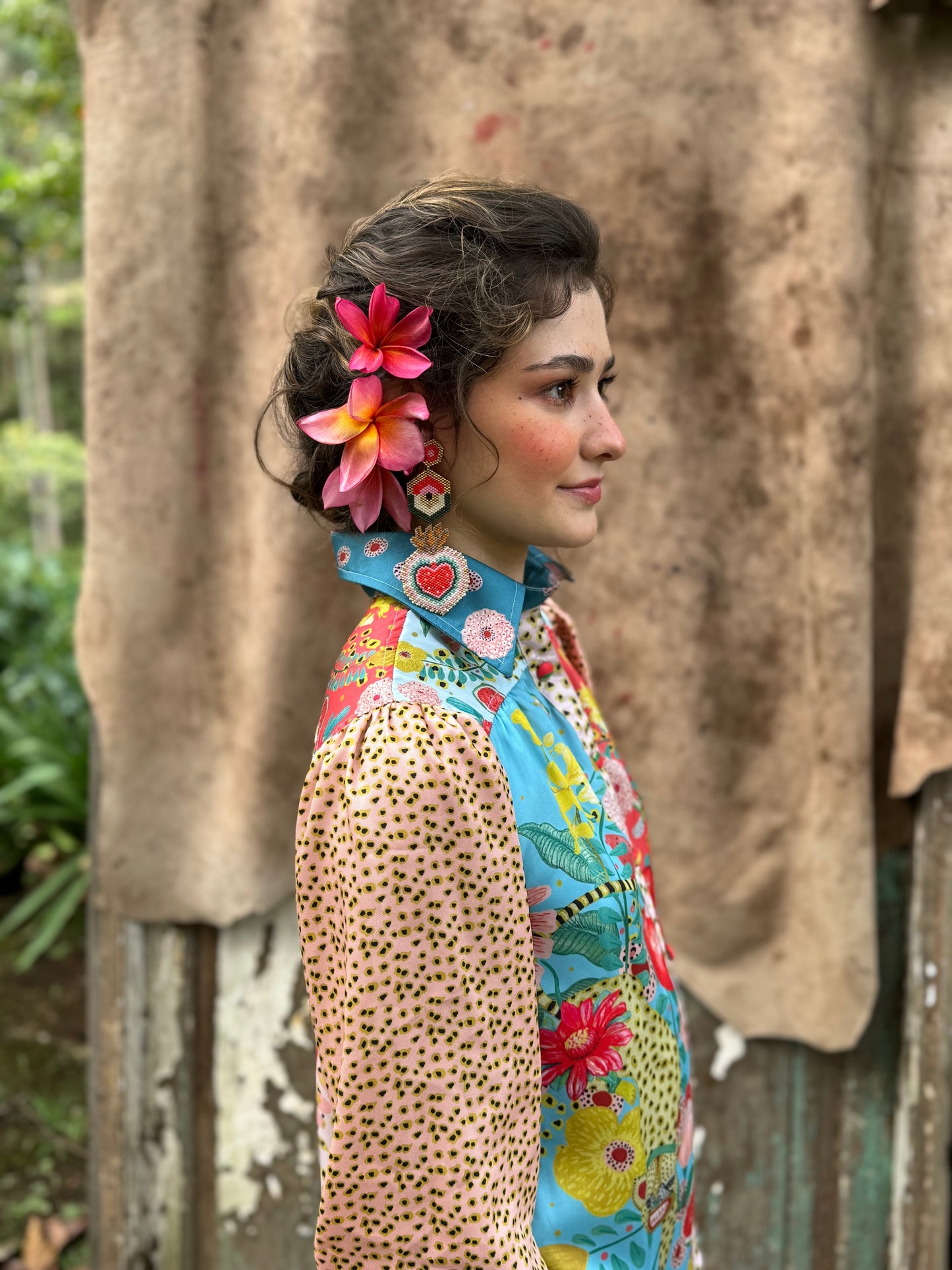 Camisa Estampada Manga Larga